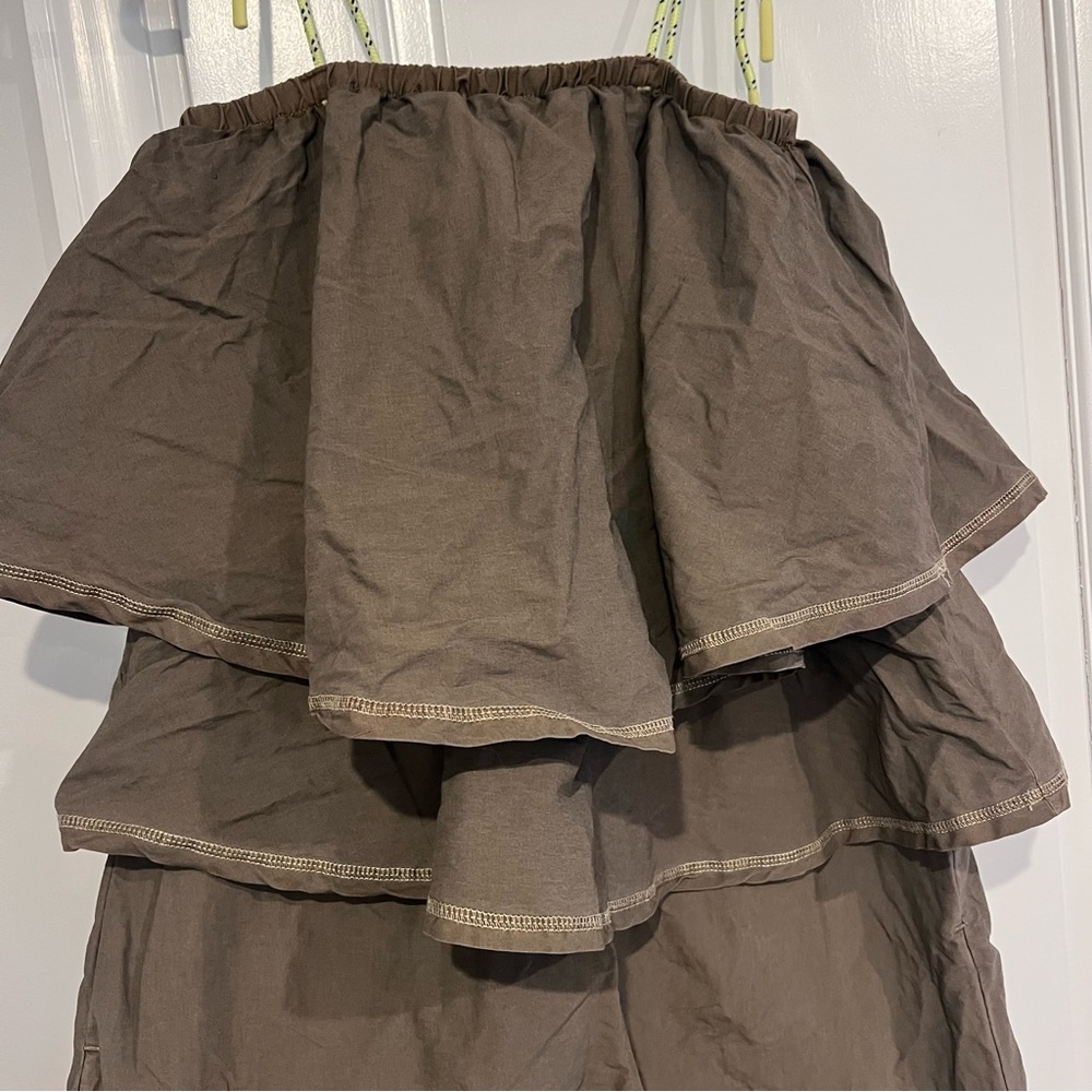 Free People FP Movement Warm Down One Piece Brown XS NWOT - Picture 5 of 7